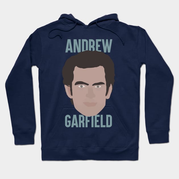 Andrew Garfield Head Hoodie by JorisLAQ